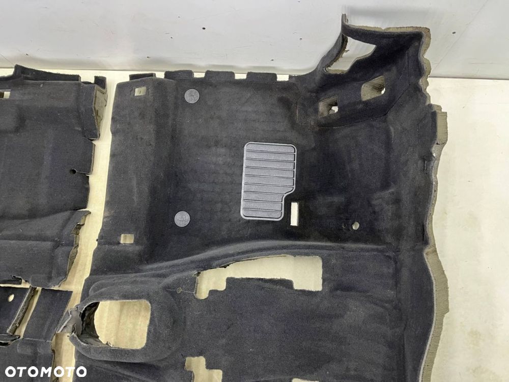 Wykładzina BMW X5 E53 99-03r. podłoga dywan mata czarna przód i tył KOMPLET - 7