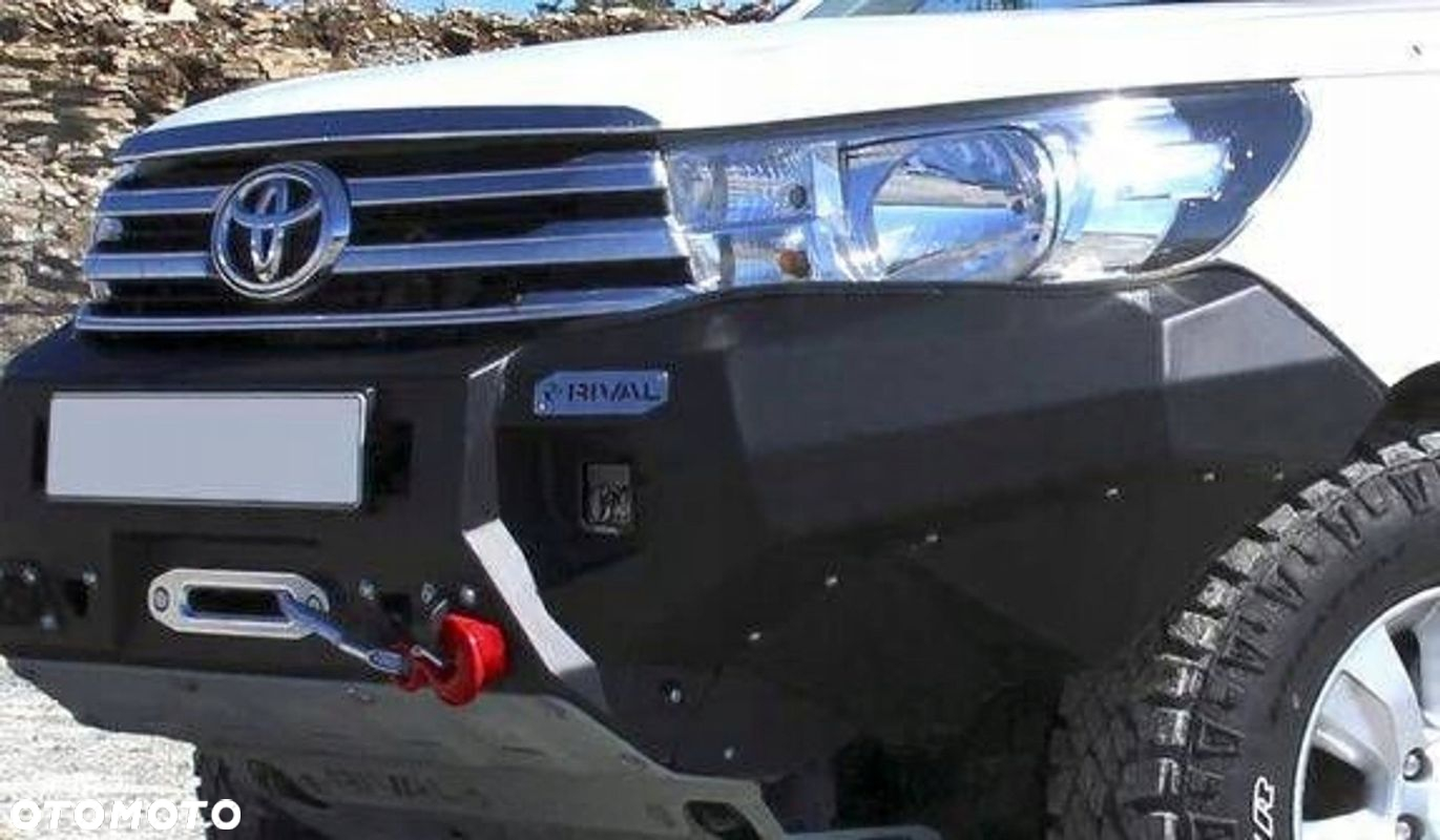 Toyota Hilux 15- Rival Zderzak przedni przód aluminiowy belka szekle - 10