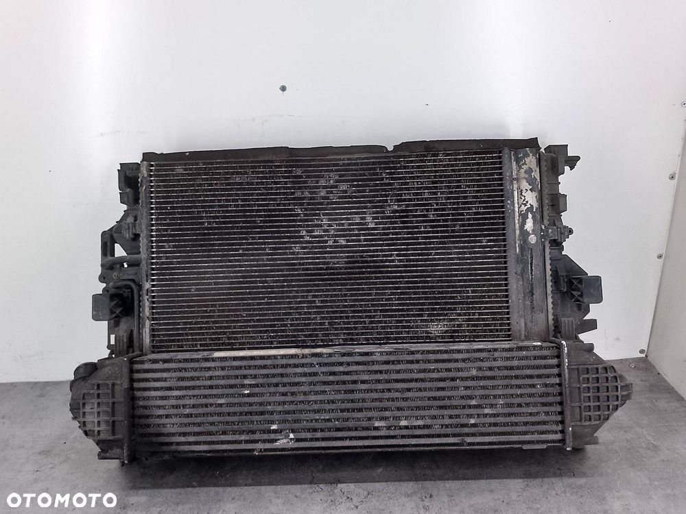 ZESTAW CHŁODNIC WODA KLIMA INTELCOOLER WENTYLATOR FORD GALAXY III 2.0 TDCI - 4