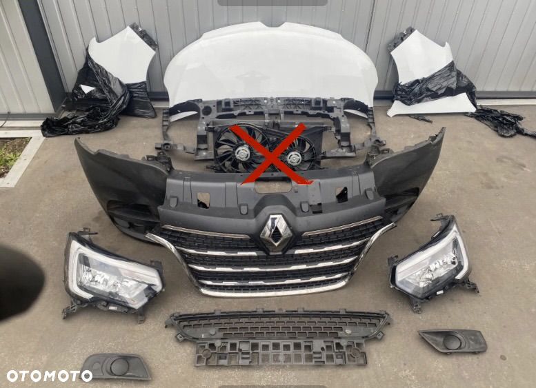 RENAULT MASTER 3 III  lift 4 IV 19-> Prawie Kompletny przód MASKA BŁOTNIK LAMPA przednia REFLEKTOR LAMPY ZDERZAK pas przedni pokrywa silnika CAŁY PRZÓD - 2