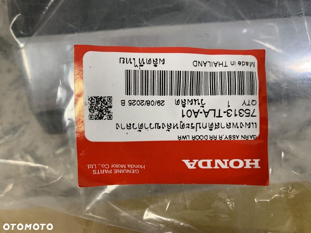 NOWA ORYGINALNA LISTWA DRZWI PRAWA TYLNA PRAWY TYŁ HONDA CRV V 5 18-26 75313-TLA-A01 - 9