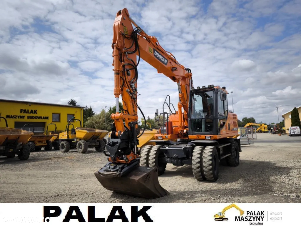 Doosan Koparka kołowa  DOOSAN DX160 W-3  +ROTATOR ,2014 rok - 10