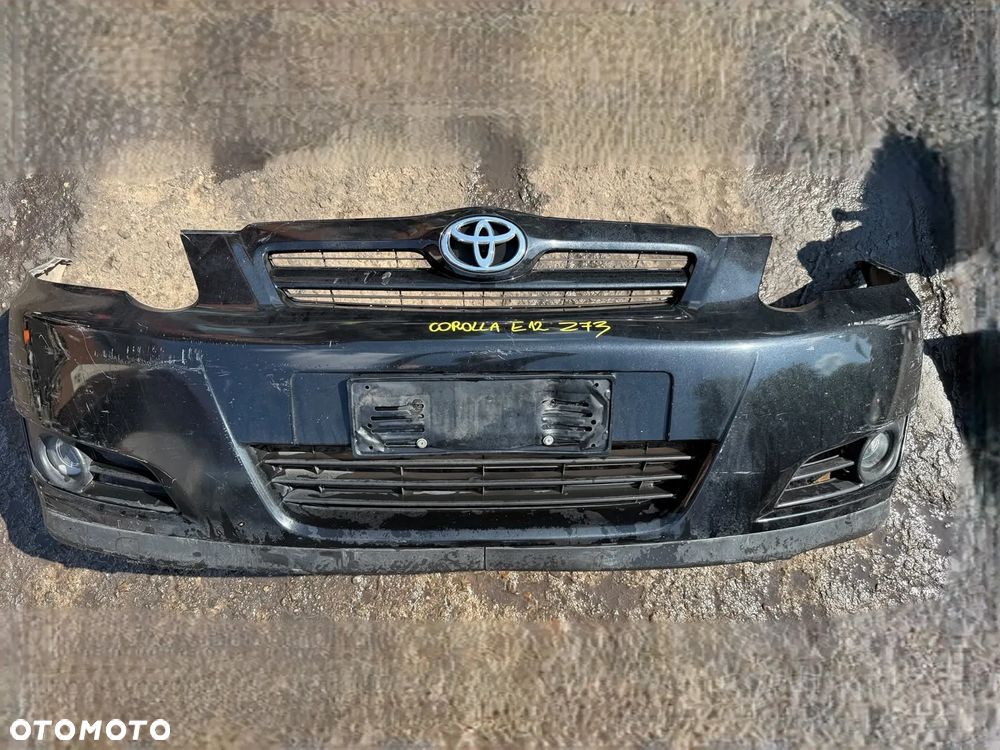Zderzak przedni Toyota Corolla E12 kolor Z73 czarny przód OE - 1