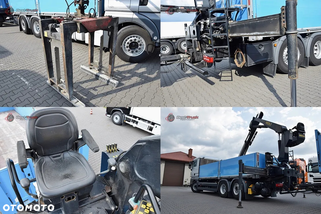 MAN TGX 26.540 /6X2/HDS PALFINGER 23.001L / OŚ POD. SKRĘTNA / CAŁY NA POD. - 10