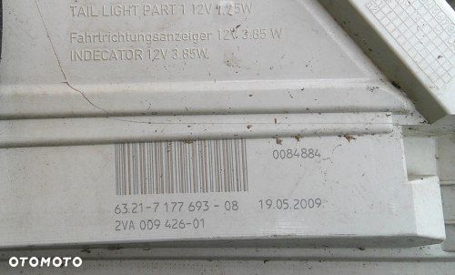 BMW 5 E61 KOMBI LIFT 07- LED LEWA TYLNA LAMPA ORYGINAŁ - 5