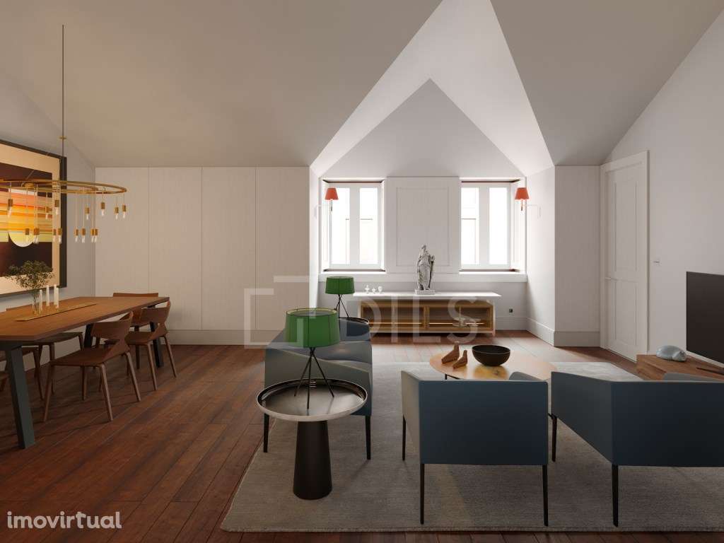 Apartamento T1 com terraço inserido em novo empreendimento em Belém - Grande imagem: 3/45