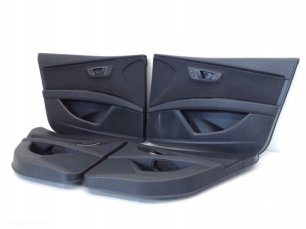KPL FOTELE KANAPA TAPICERKA PÓŁSKÓRA  BOCZKI SEAT LEON III 5F LIFT 5D FR - 12