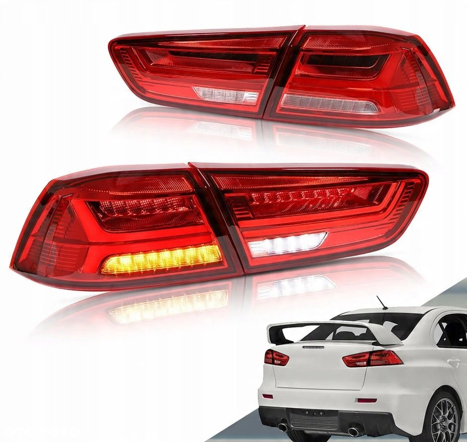 Lampy tyl ne kpl Vland Led Bar Neon Diody Tuning Mitsubishi Lancer VIII 8 - 2