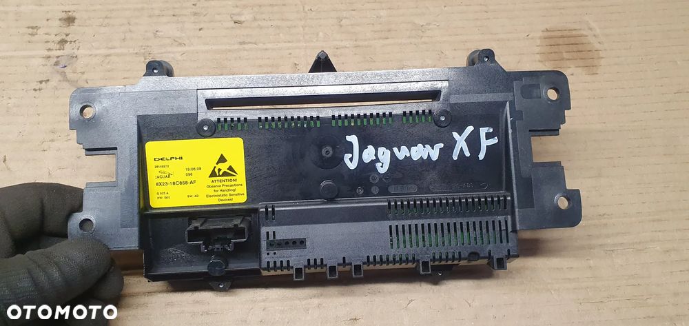 Panel nawiewu powietrza klimatyzacji radia Jaguar XF X250 8X23-18C858-AF - 6