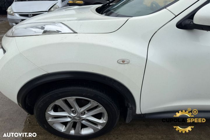 Aripa fata stanga culoare 326 Brilliant White Nissan Juke YF15 [2010 - 1