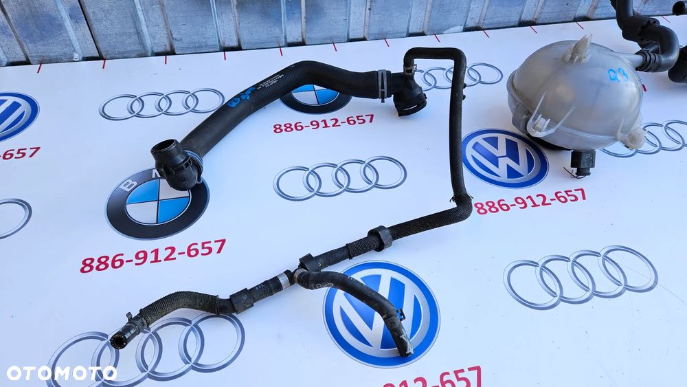 VW Tiguan II 5NA LIFT Audi Q3 83A 2.0 TDI Przewód wody Rura Wąż płynu chłodniczego 5QF122101BJ 5Q0121619D 5G0965567 - 3