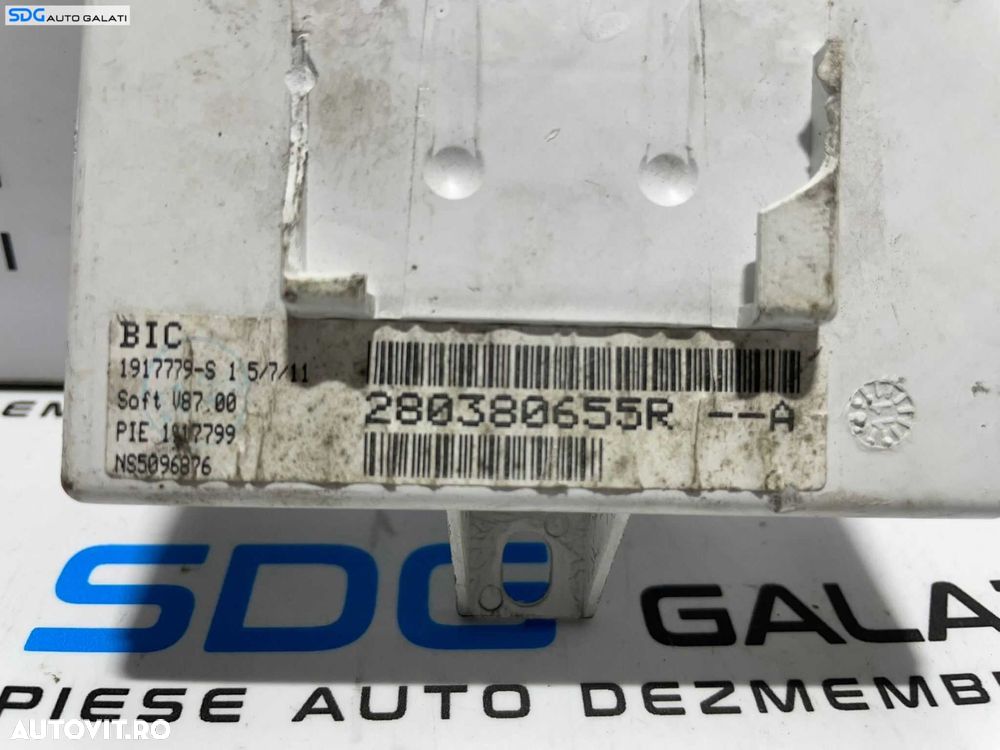 Unitate Modul Calculator Control Navigatie GPS Renault Megane 3 2008 - 2016 Cod 280380655R [L3513] - 3