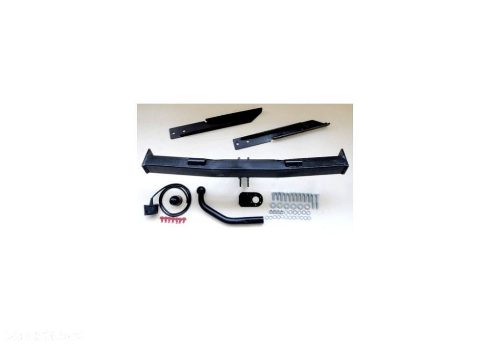 Nowy Kompletny Hak Holowniczy + Kula + Wiązka Uniwersalna + Gniazdo elektr. Bez cięcia zderzaka do Dodge Caravan + Grand Caravan od 2001 do 2008 - 2