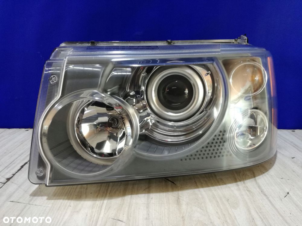 range rover sport l320 lampa reflektor lewa bi xenon 9 pin 04/09 - 2