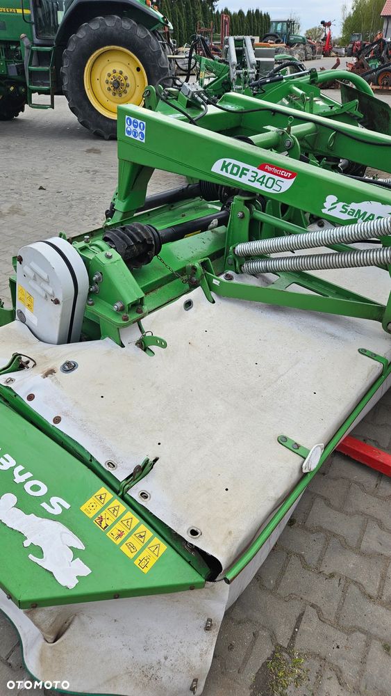 SaMasz KDD 861 S+T Kosiarka Dyskowa Motyl z taśmami  w Zestawie z Czołową kosiarką KDF 340 S - 22