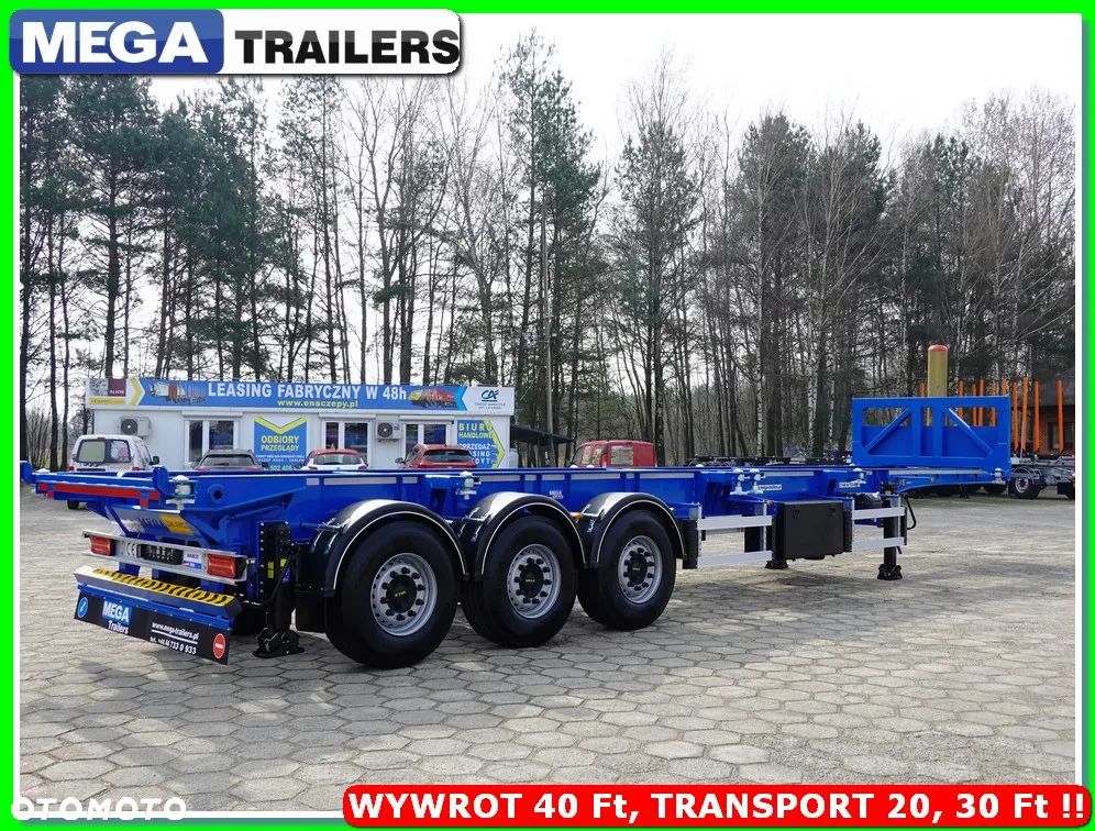 Inny 40 Ft/KIPPER podwozie do kontenerów 2 x 20, 1 x 40, Z WYWROTEM !!! - 5