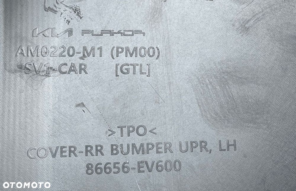 KIA EV3 GT-LINE 2024 - NAROŻNIK LEWY ZDERZAKA TYŁ 86656-EV600 - 8