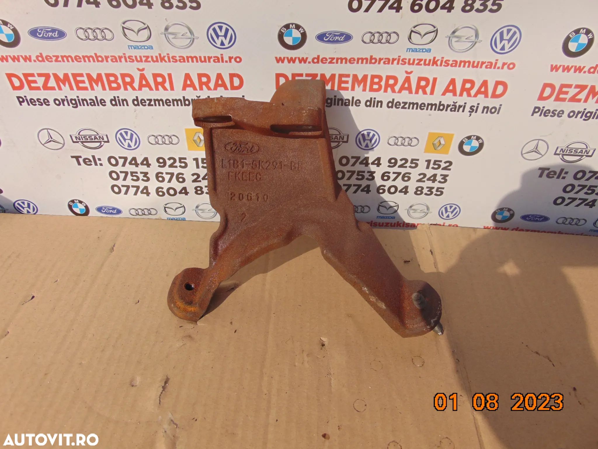 Suport Motor Ford puma 1.0 Fiesta 1.0 ecoboost focus 4 c max suport catalizator filtru particule - 1