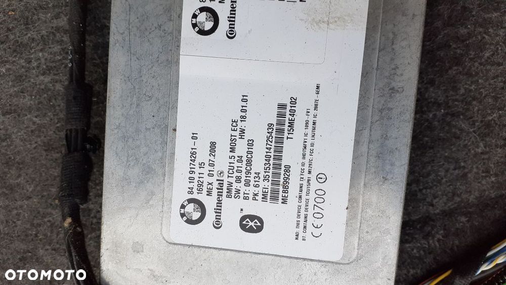 Moduł Bluetooth Bmw e90 91  84.109174261-01 - 2