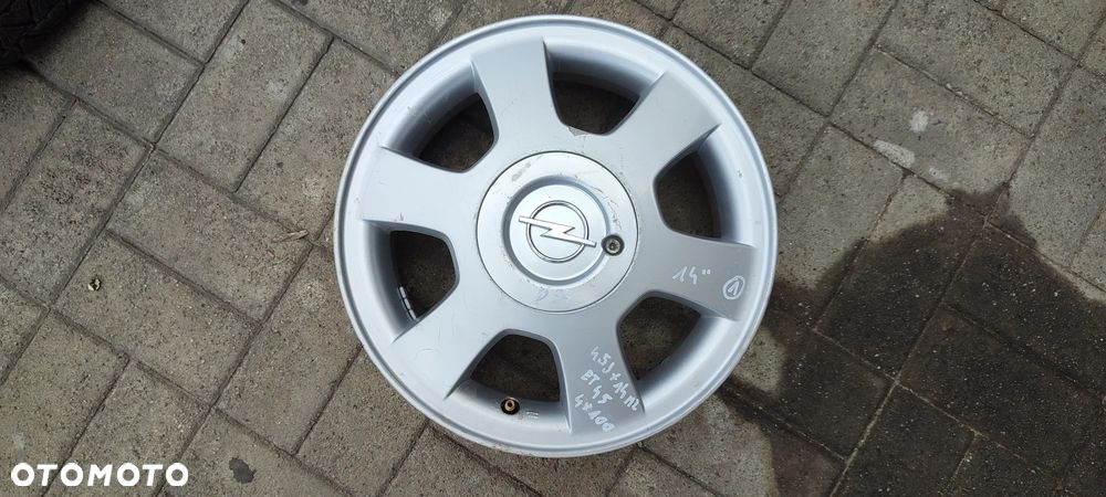 FELGI ALUMNIOWE 4x100 4.5Jx14 CALI ET 45 fi54 9210091 OPEL AGILA SUZUKI VAGON R 4 SZTUKI KOMPLET - 2