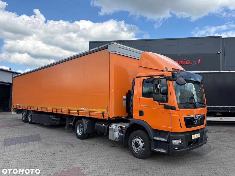 MAN TGM 15.290 + Naczepa KOGEL 2 OSIOWA / DO NAUKI JAZDY / NAUKA JAZDY / TGS / TGL