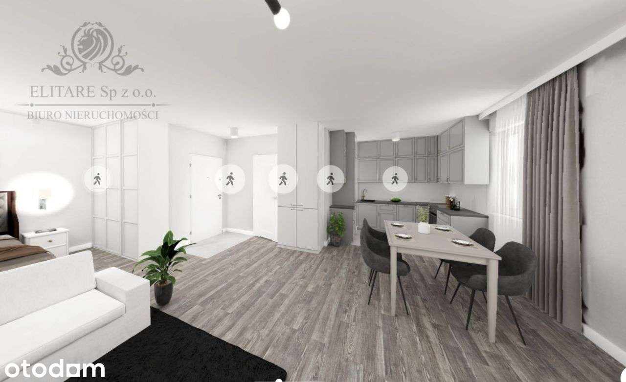 Mieszkanie 49,4m2 z widokiem na rzekę/Kleczków Wro