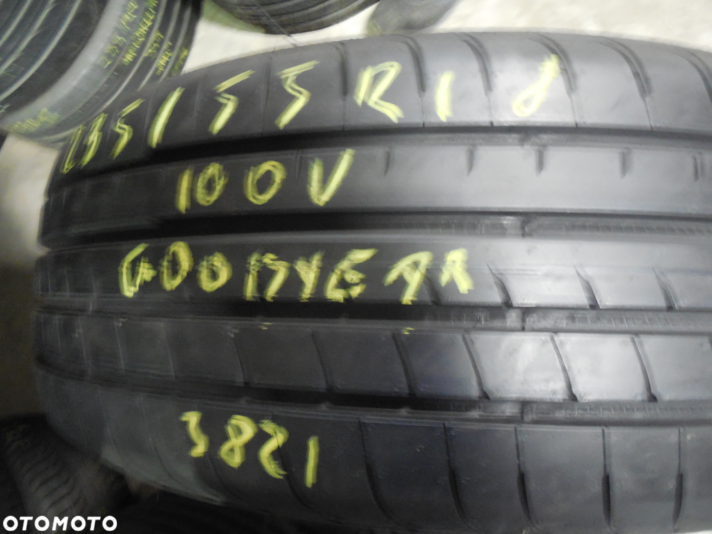 OPONY  235/55R18 GOODYEAR EAGLE F1 ASYMMETRIC 5 DOT 3821 7.8MM - 2