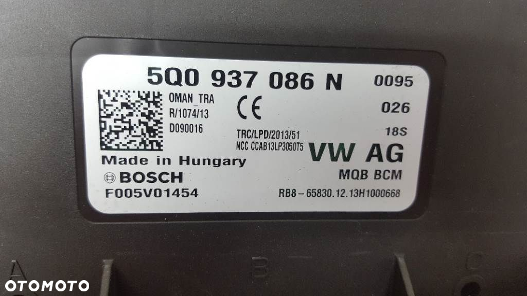 MODUŁ MOCY STEROWNIK SKODA OCTAVIA III 5Q093708 - 2