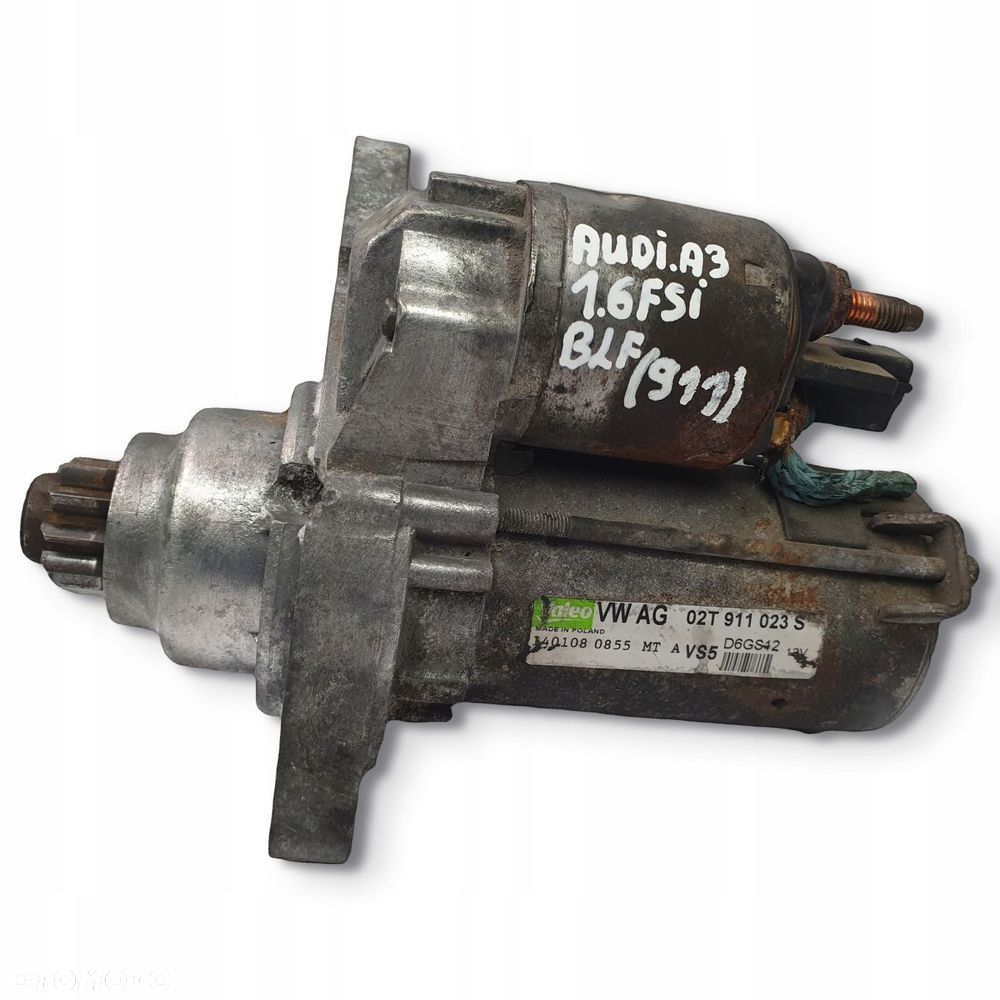 ROZRUSZNIK Audi A3 8P 1.6 FSI BLF valeo 02T911023S D6GS12 VS5 - 9