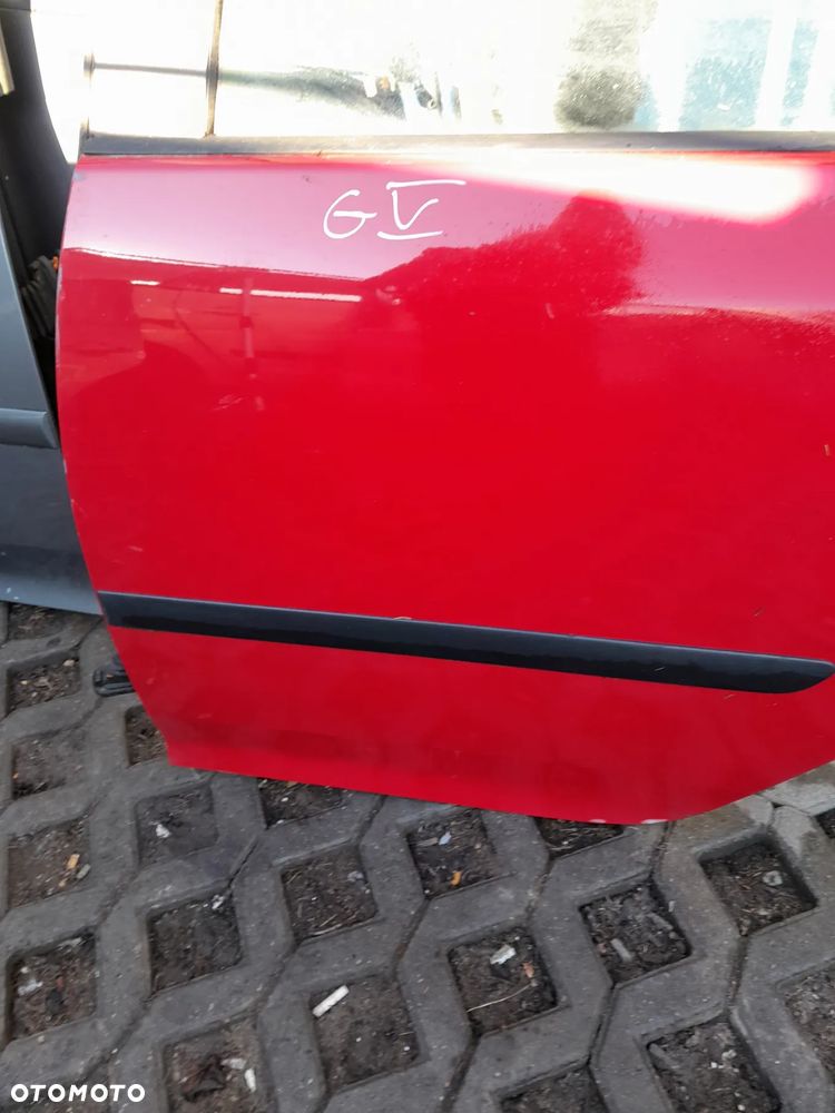 VW GOLF V DRZWI LEWE TYLNE LEWY TYŁ CZERWONE - 3