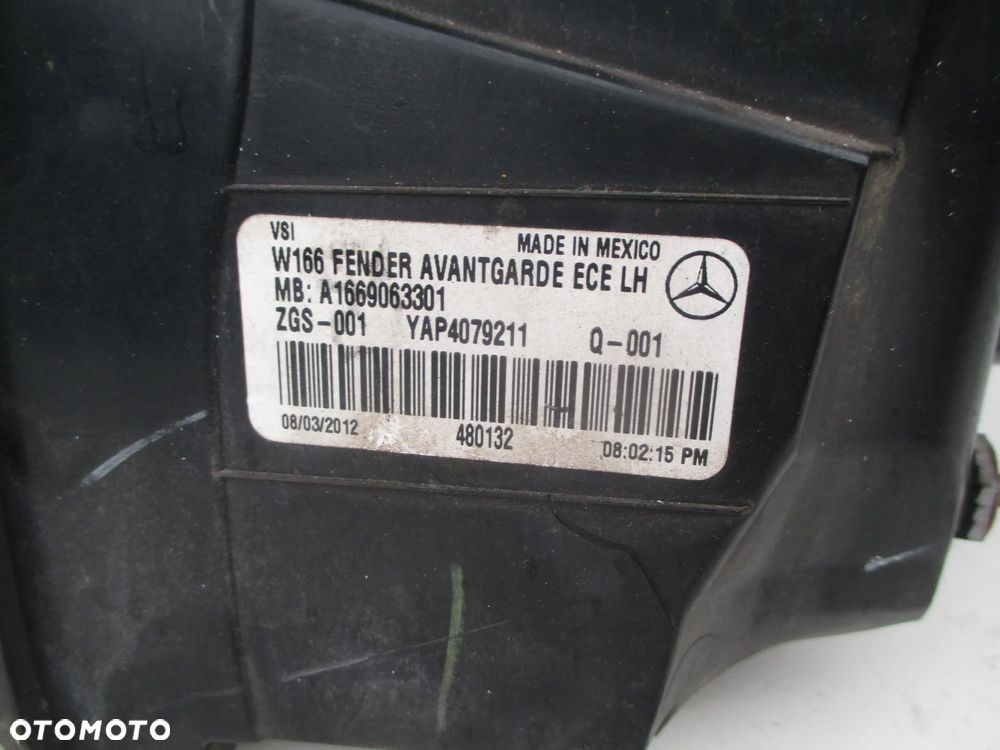MERCEDES BENZ ML W166 LAMPA TYLNA LEWA A1669063301 - 5
