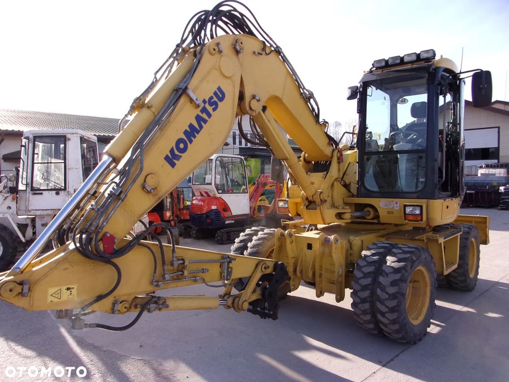 Komatsu Koparka kołowa KOMATSU PW98MR-8, Minikoparka HITACHI ZX19-5A CR, Minikoparka JCB 8018, Ładowarka kołowa HANOMAG-AG 10F, Ładowarka kołowa Atlas Weyhausen AR 75, Ładowarka teleskopowa JCB 541-70 - 2