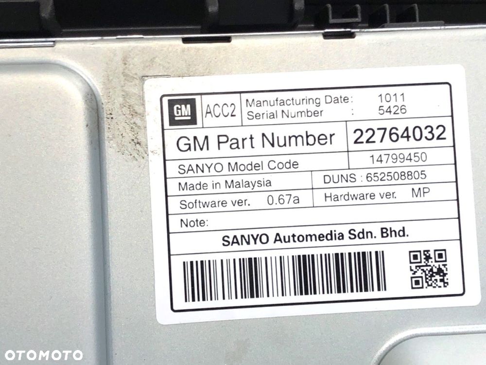 WYŚWIETLACZ - 341.00 PLN - OPEL INSIGNIA A Sports Tourer (G09) 2008 - 2017 2.0 CDTI 4x4 (35) 118 kW - 5