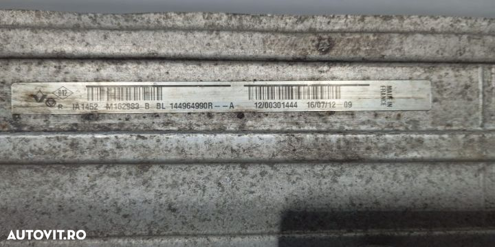 Radiator intercooler 144964990r 1.5DCI Renault Scenic 3 [facelift] [2 - 2