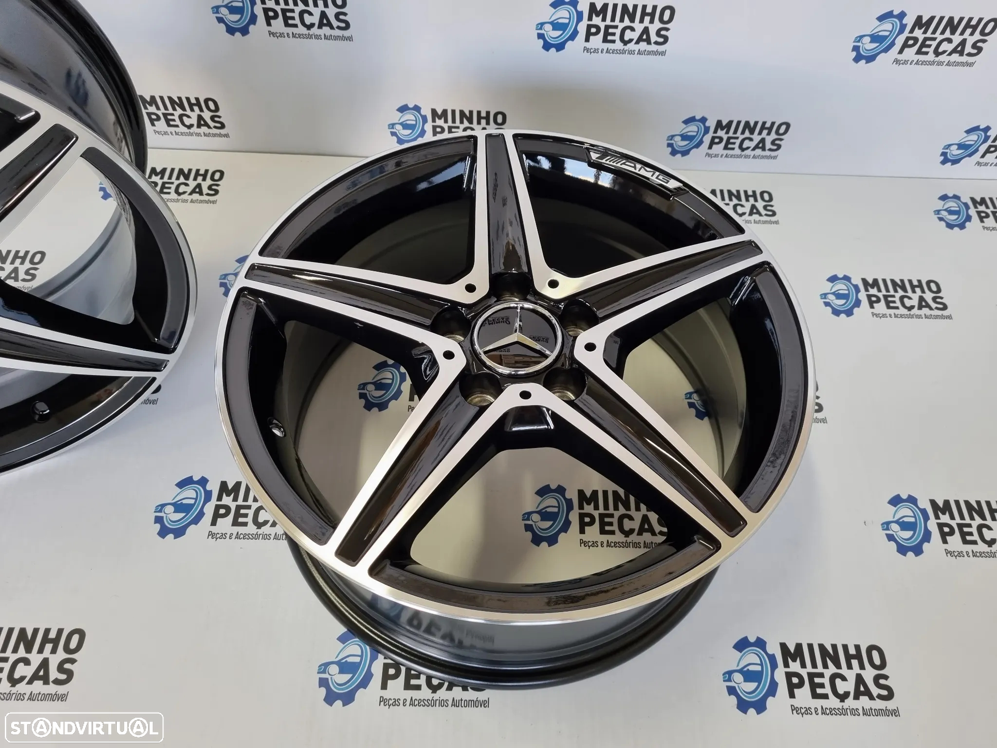 Jantes Mercedes (W205) AMG em 19 Preto Polido - 7