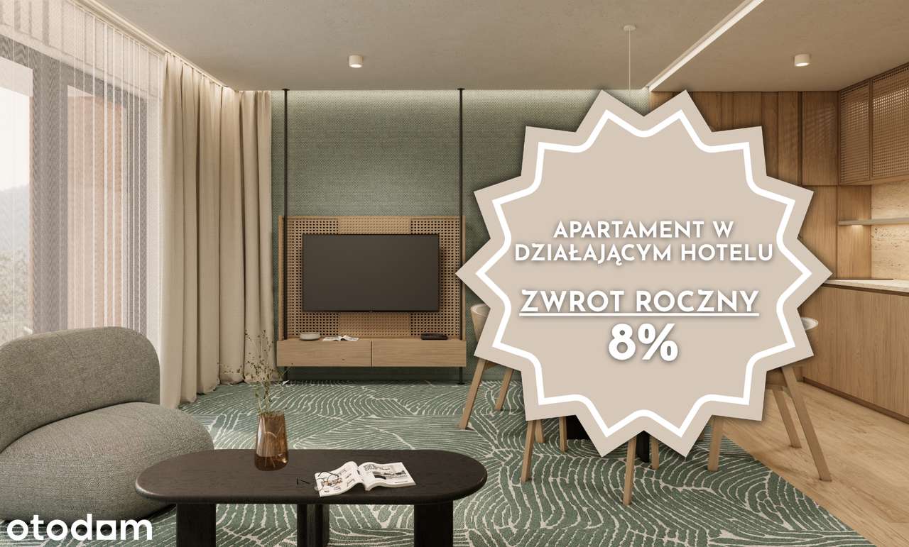 Apartament 40 m² | 2 pokoje | Polanica Sport Resort **** |8% ROI
