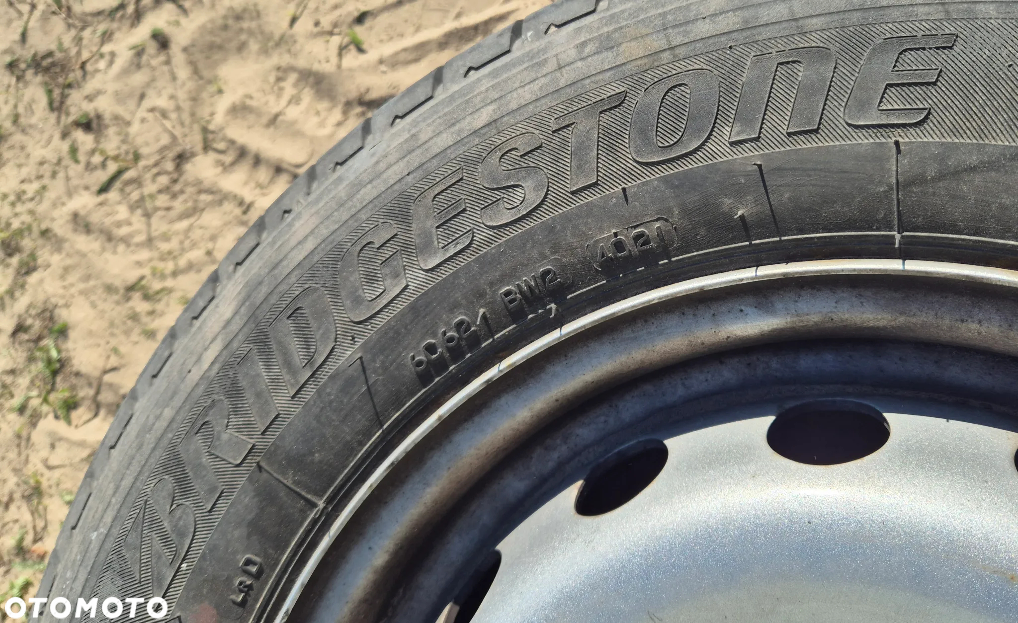 Koła Para 2szt Felga + Opona Bridgestone 2021r 225/65R16C LATO Renault Master Opel Movano 2010-2024 - 2