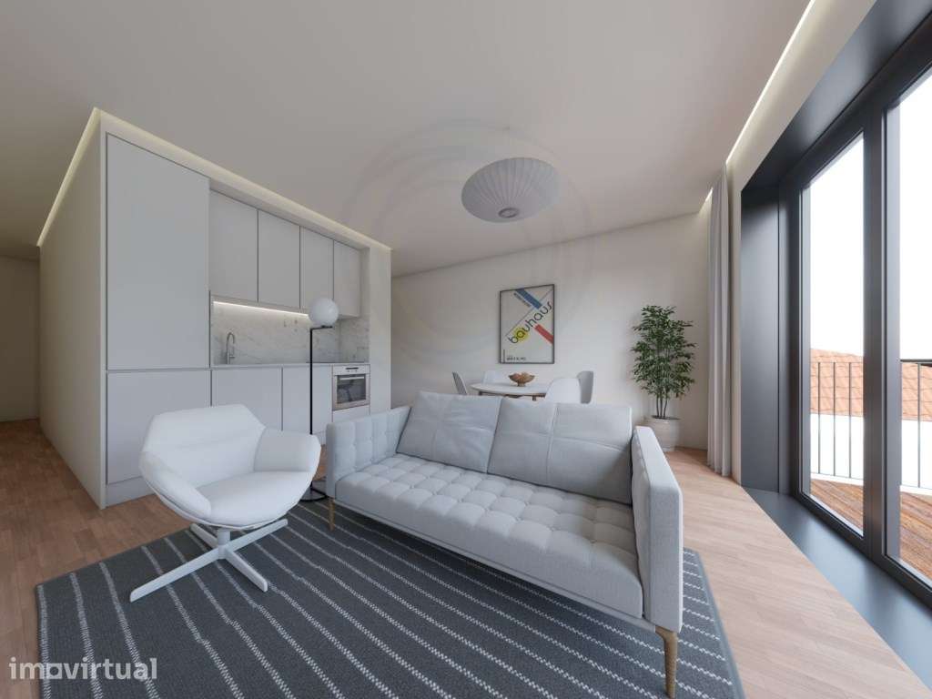 Apartamento T1+1 Mezanino na Campanhã (Porto) com Varanda Coberta (... - Grande imagem: 4/11