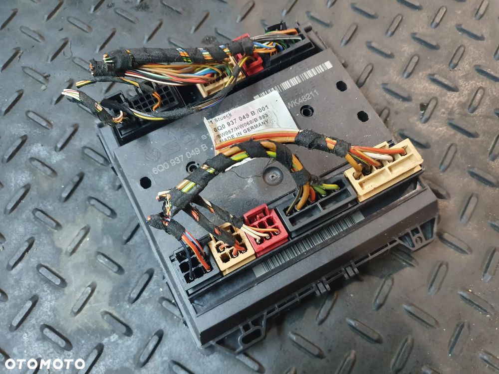 Skoda Roomster Moduł komfortu SKODA FABIA ROOMSTER 6Q0937049B + WTYCZKI INSTALACJA - 1