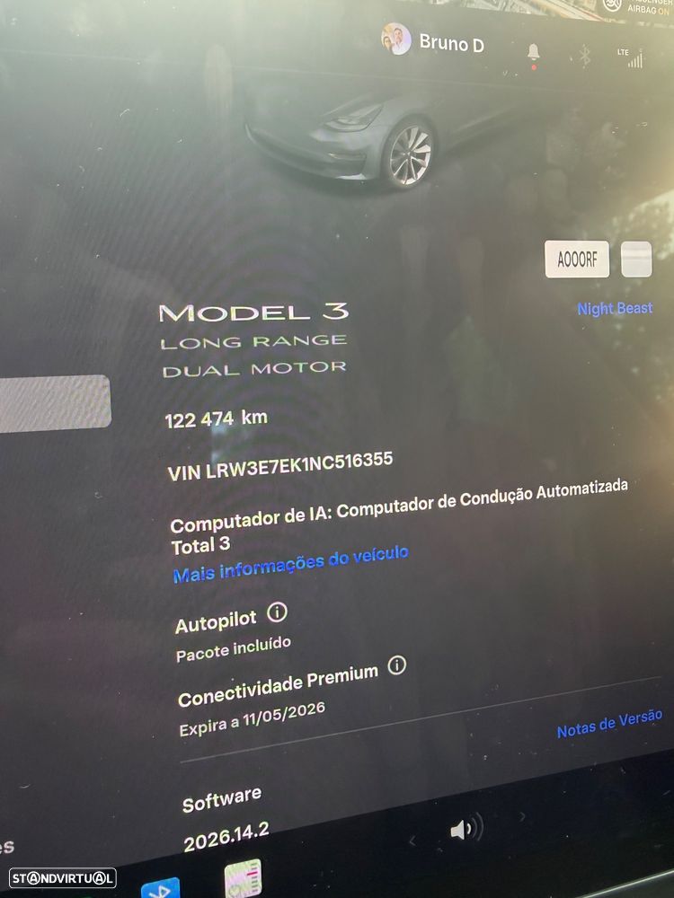 Tesla Model 3 Long Range Tração Integral - 14