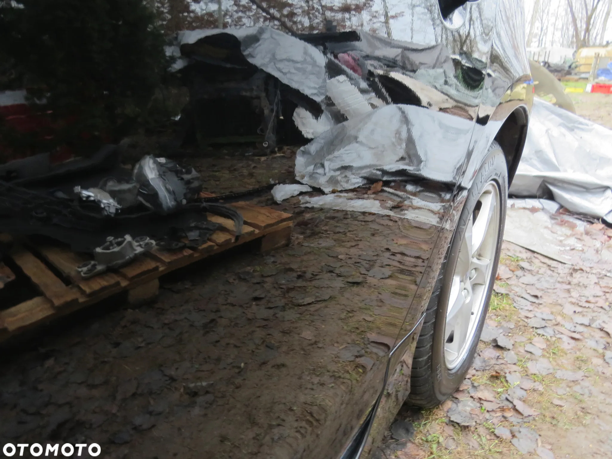DRZWI LEWY TYŁ TYLNE 717-46 ONYX BLACK VOLVO S60 II 10-18 - 10