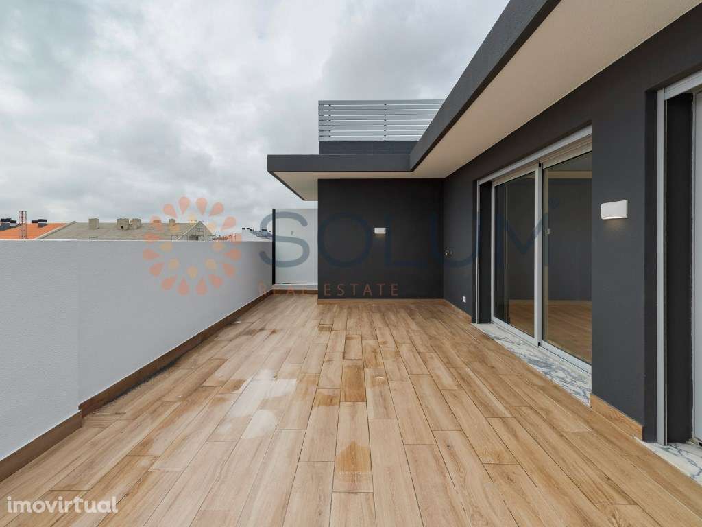 T3+1 Duplex novo com 2 terraços - Montijo - Grande imagem: 3/24