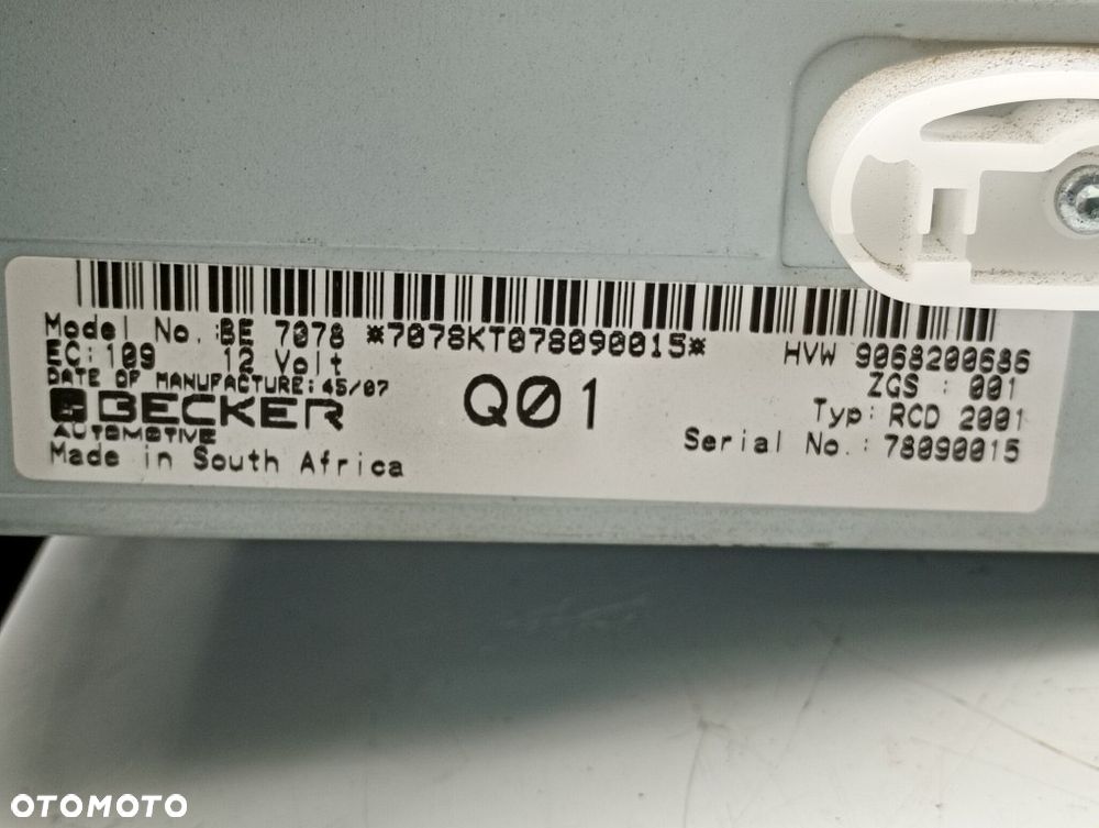 radio samochodowe mercedes sprinter W906 9068200686 - 6
