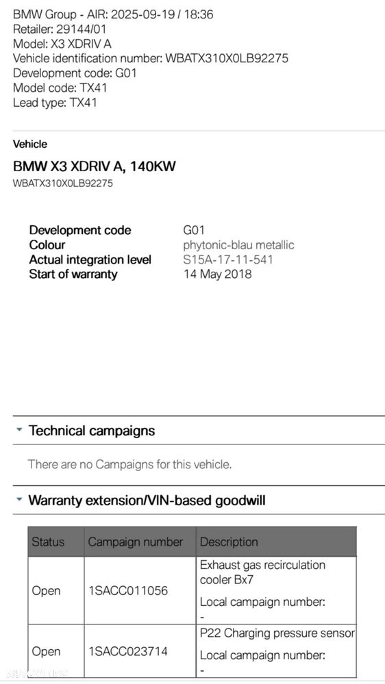 BMW X3 xDrive20d AT Advantage - 23
