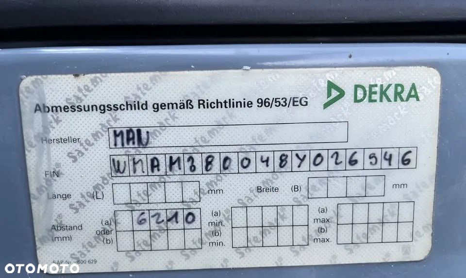 MAN 18.224 SILENT F2000 klima bramowiec do zabudowy kiper wywrotka 18 224 - 7