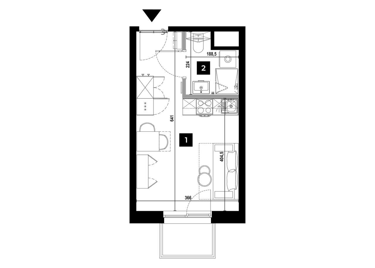 Studio - ul. Manganowa 3A/706 - bez pośredników