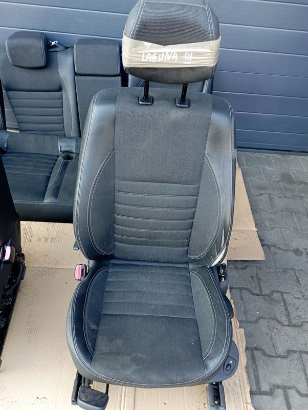 RENAULT LAGUNA III 3 KOMBI FOTELE KOMPLET PÓŁSKÓRA EUROPA - 5