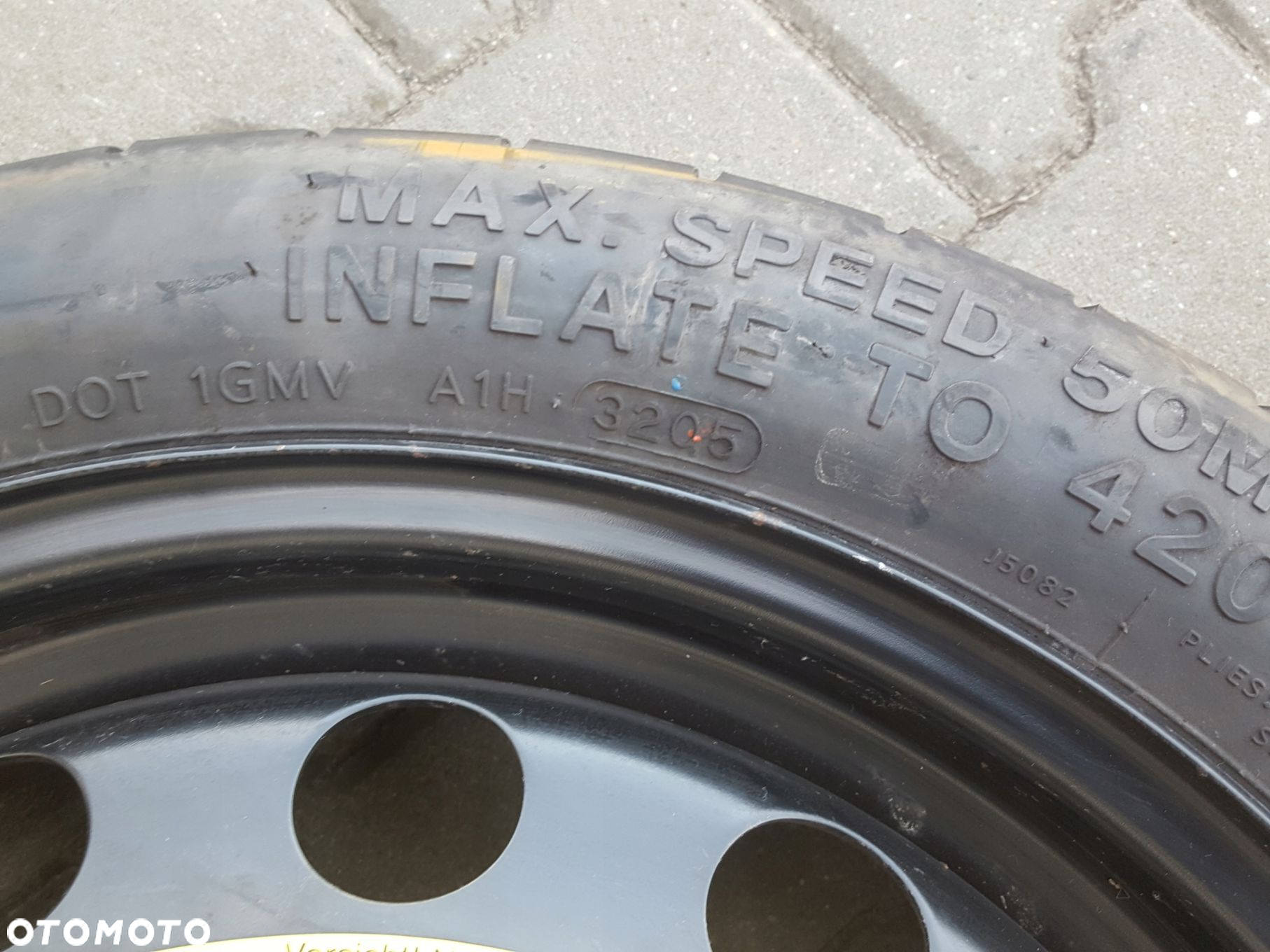 SEAT ALTEA LEON II A3 8P KOŁO DOJAZDOWE 16 5X112 LEWAREK - 7