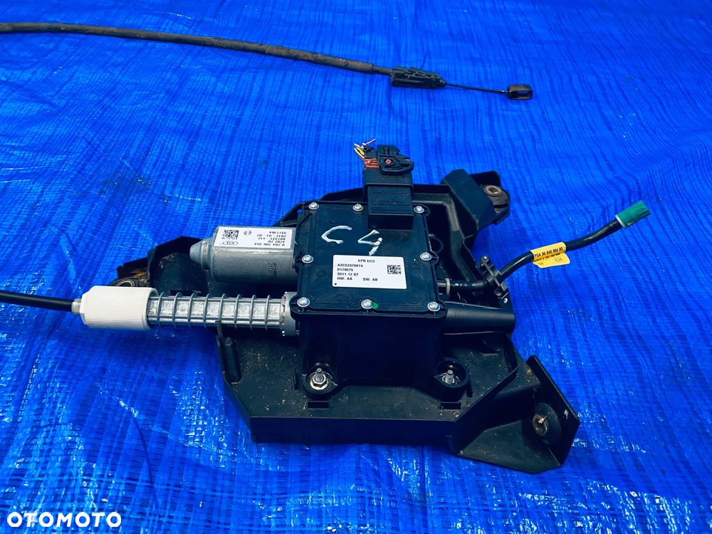 MODUŁ MECHANIZM STEROWNIK SILNICZEK HAMULCA RĘCZNEGO LINKI CITROEN C4 GRAND PICASSO I 2006- ; A2C53379974 0204706354 ORYGINAŁ - 3