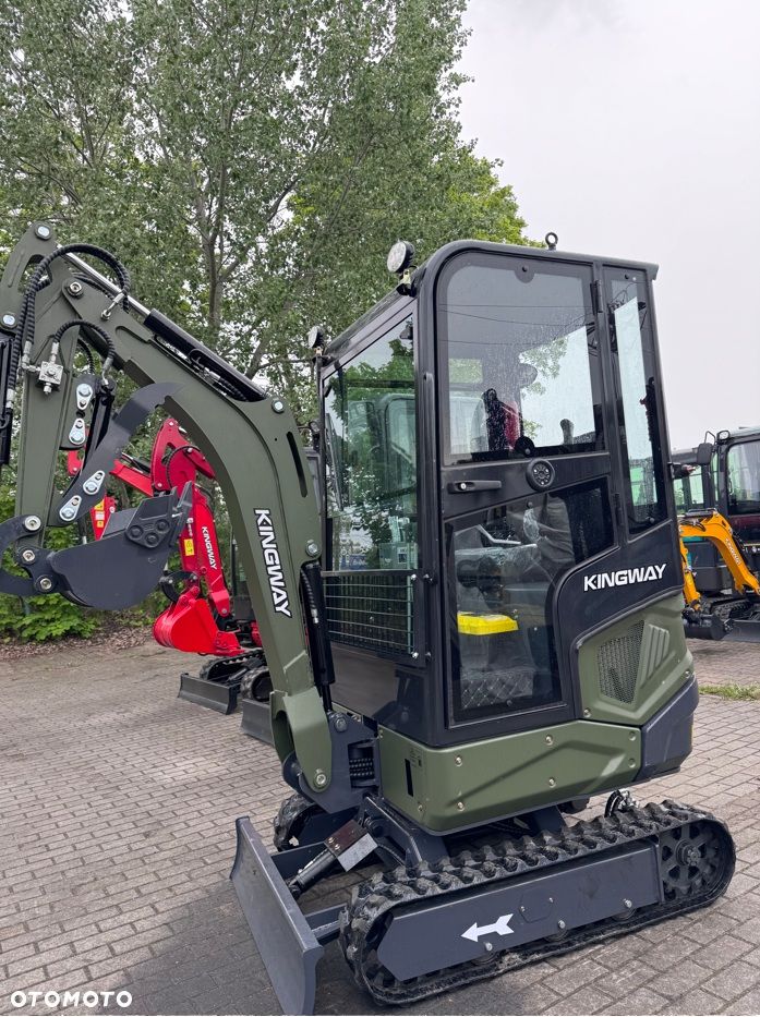 Kingway Koparka 1600kg S16K + Kciuk Hydrauliczny - 6
